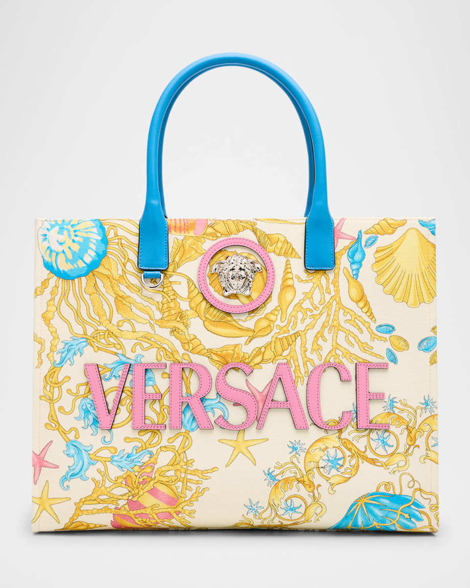 La Medusa Sea Life Printed Tote Bag